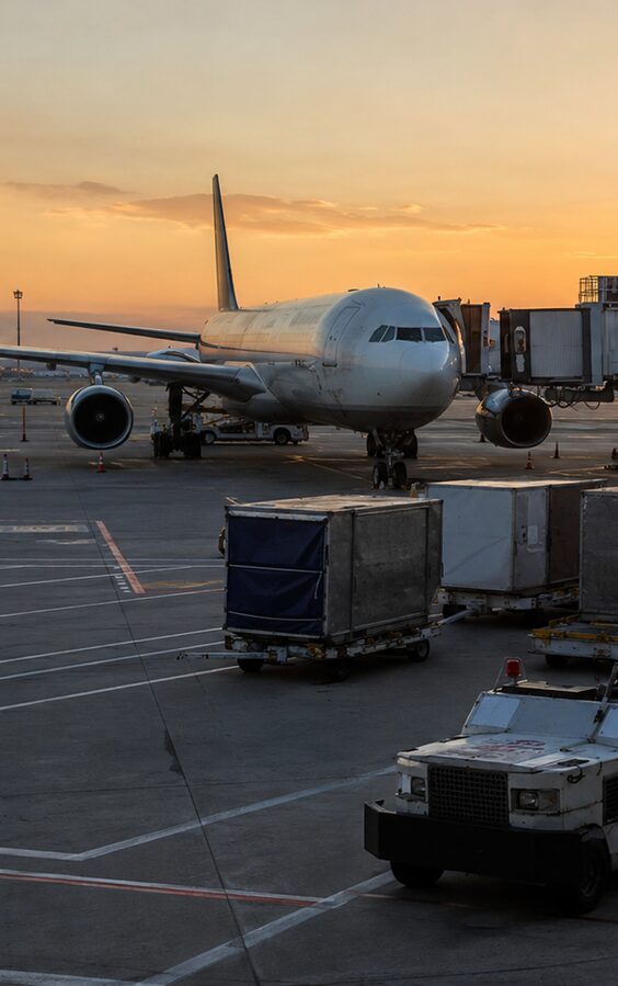 Avion assurant le rapatriement d'un défunt vers son pays d'origine